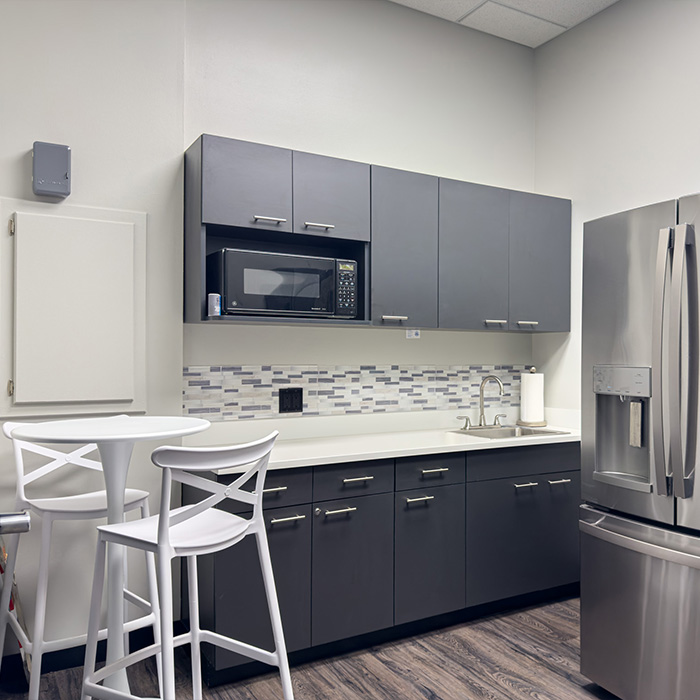 Iconic Salon Studios break room